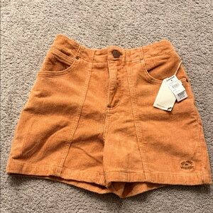 Orange Wrangler Corduroy Kids Shorts